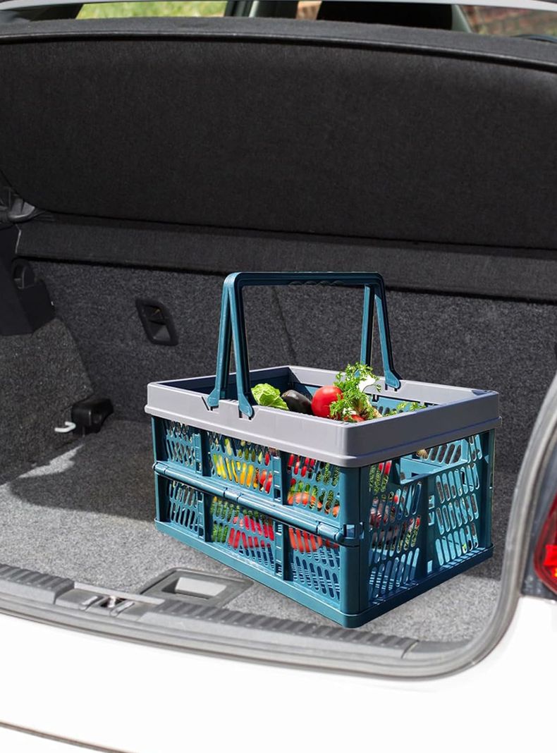 Canasto plegable picnic caja almacenamiento 44 x 30 cms-5
