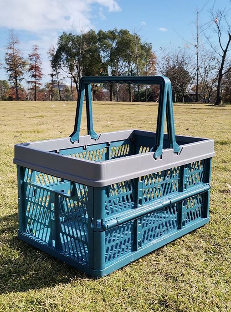 Canasto plegable picnic caja almacenamiento 44 x 30 cms-7