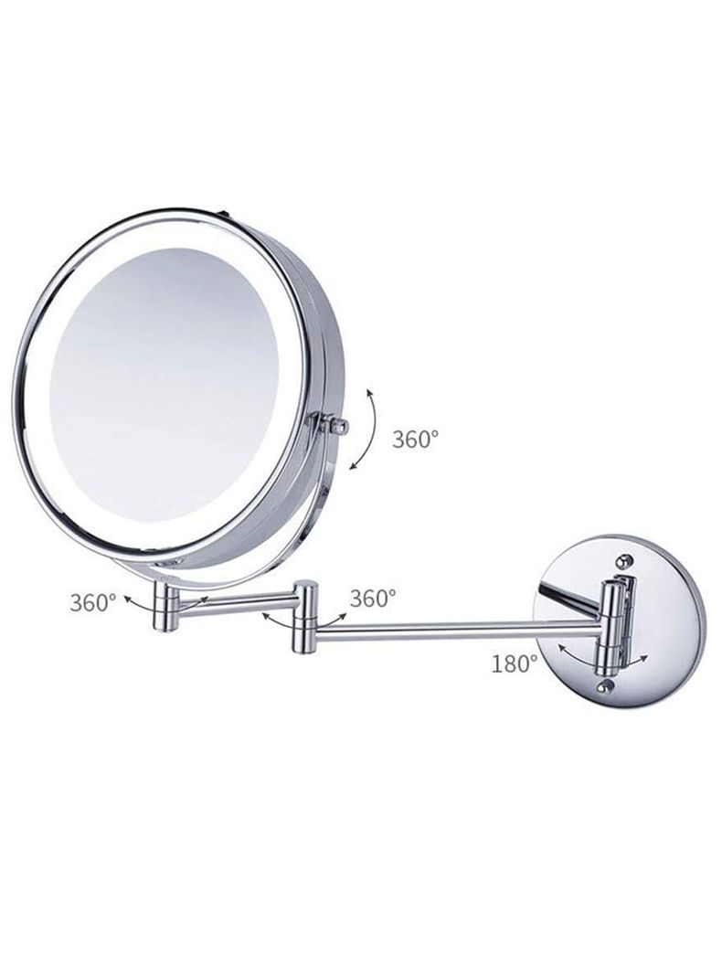Espejo Led Baño Cosmético con Luz Articulado Abatible-4