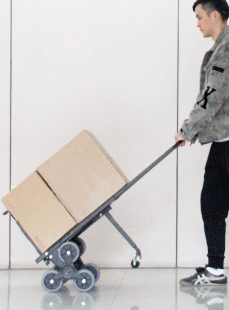 Yegua sube escaleras carro acero plegable hasta 150 KG	-5