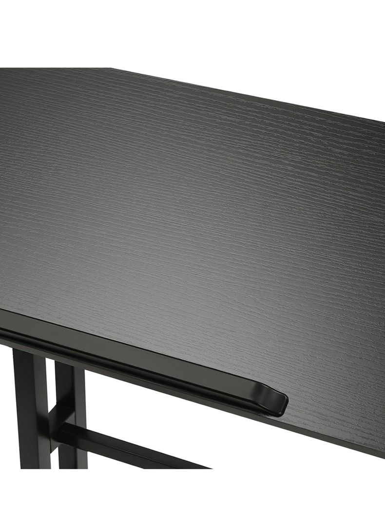 Escritorio mesa convertible altura ajustable con ruedas	-6