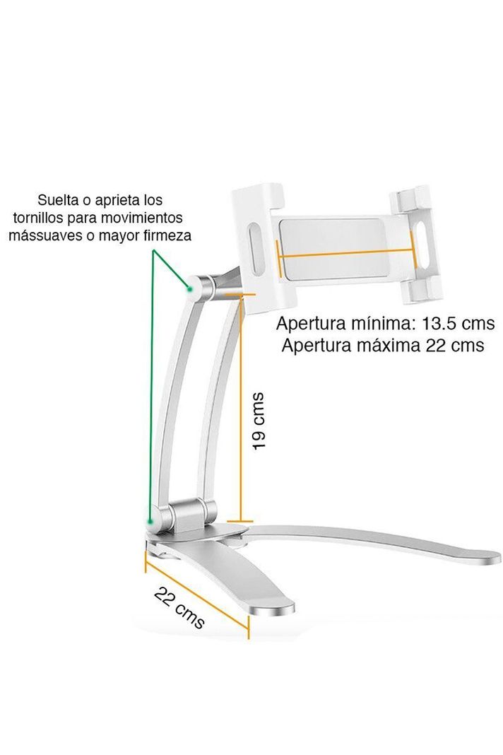 Soporte iPad Tablet Celular Pared Escritorio NW-M10-4