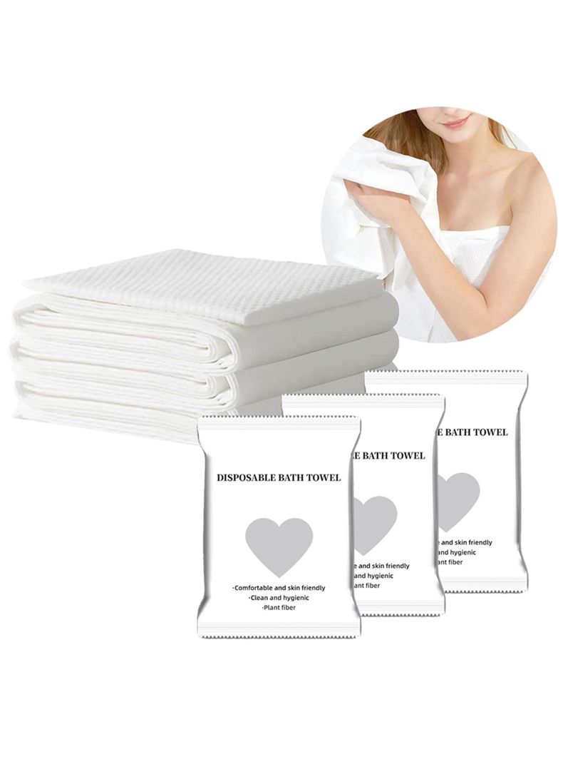 Pack Toallas desechables para cuerpo baño 140 x 70 cms -1