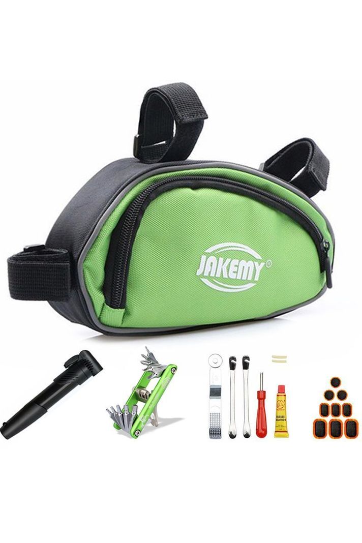 Kit herramientas reparación Bicicleta con bolso Jakemy-0