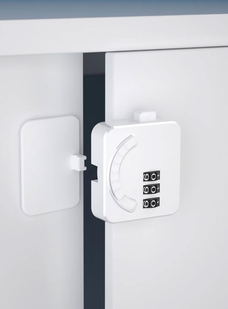 Cerradura mueble puerta niños adhesivo clave-1
