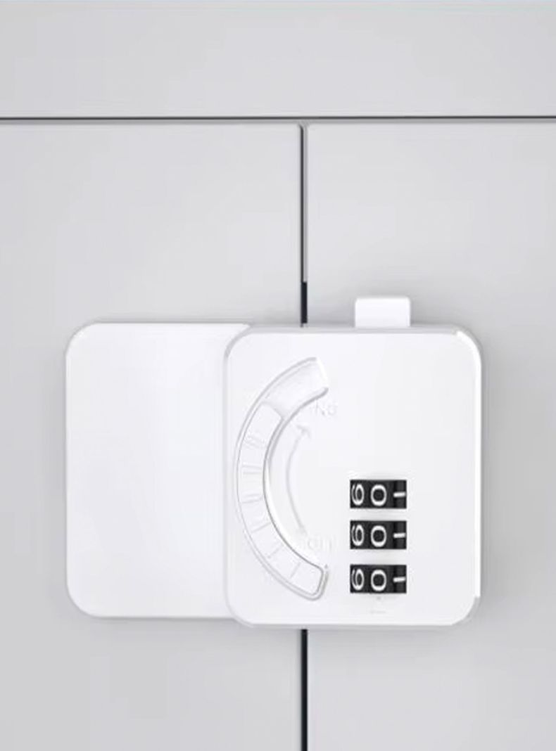 Cerradura mueble puerta niños adhesivo clave-2