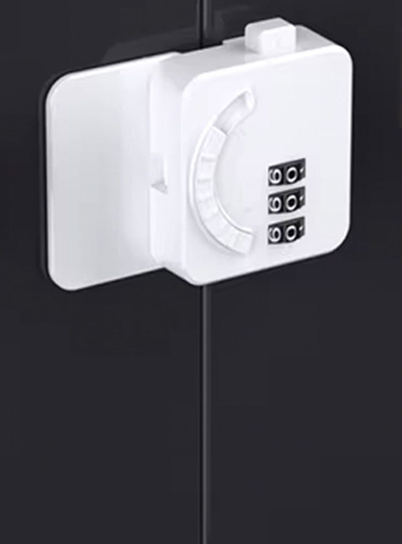 Cerradura mueble puerta niños adhesivo clave-4
