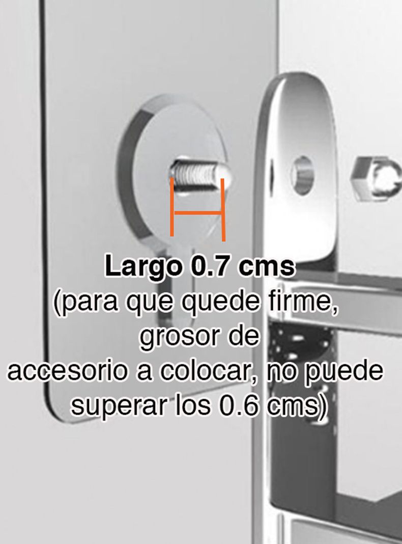 Tornillo clavo adhesivo pared muro x 4-3