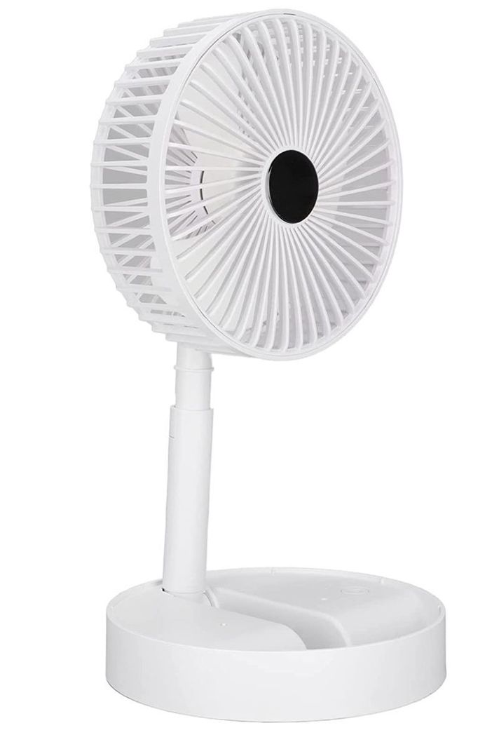 Ventilador USB de escritorio altura ajustable Blanco	-0
