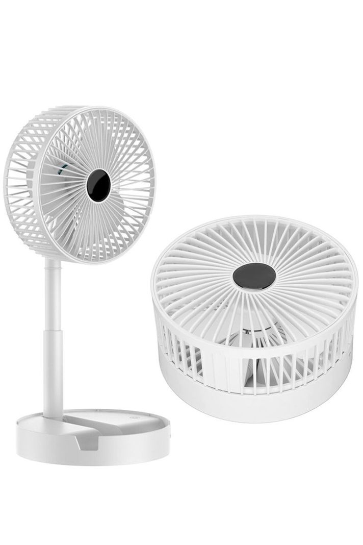 Ventilador USB de escritorio altura ajustable Blanco	-1