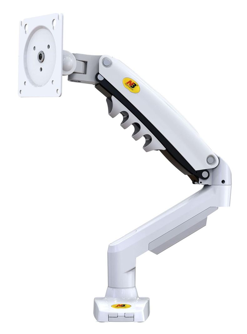 Soporte Monitor Blanco Articulado Giratorio Escritorio	-2