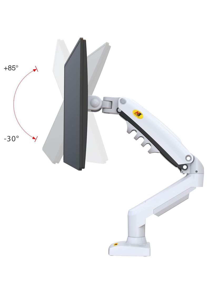 Soporte Monitor Blanco Articulado Giratorio Escritorio	-6