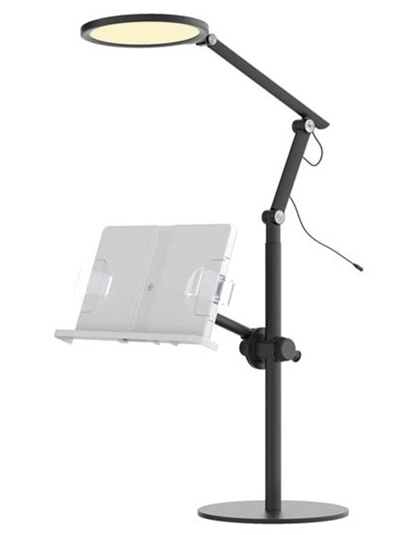 Lámpara de lectura led con soporte para leer libros y estudiar-0