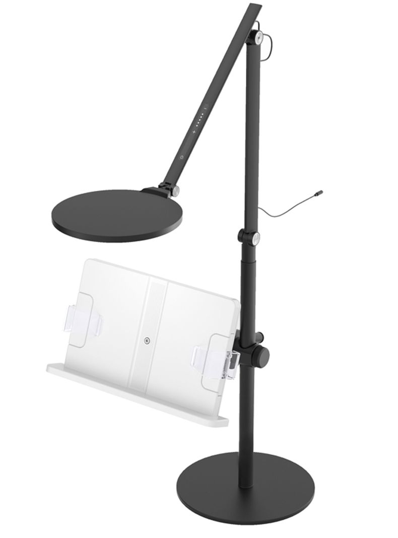 Lámpara de lectura led con soporte para leer libros y estudiar-1