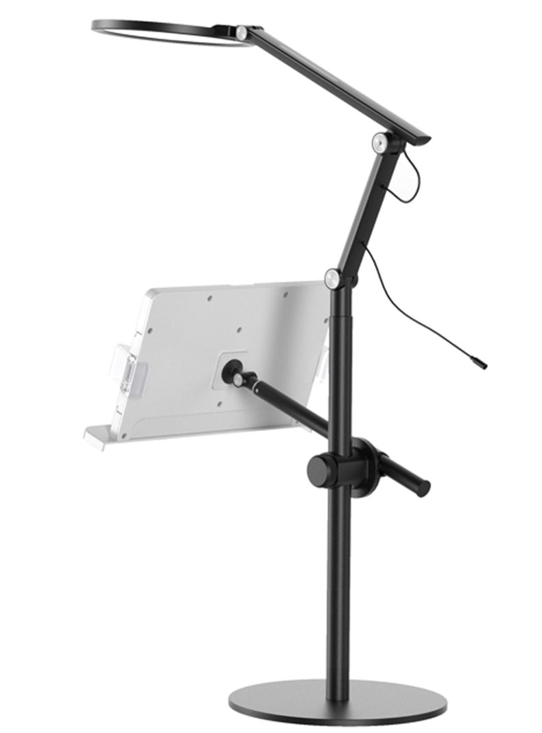 Lámpara de lectura led con soporte para leer libros y estudiar-2
