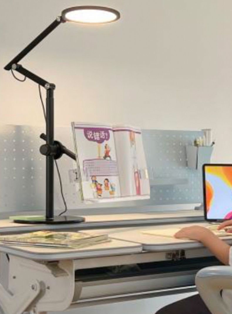 Lámpara de lectura led con soporte para leer libros y estudiar-4
