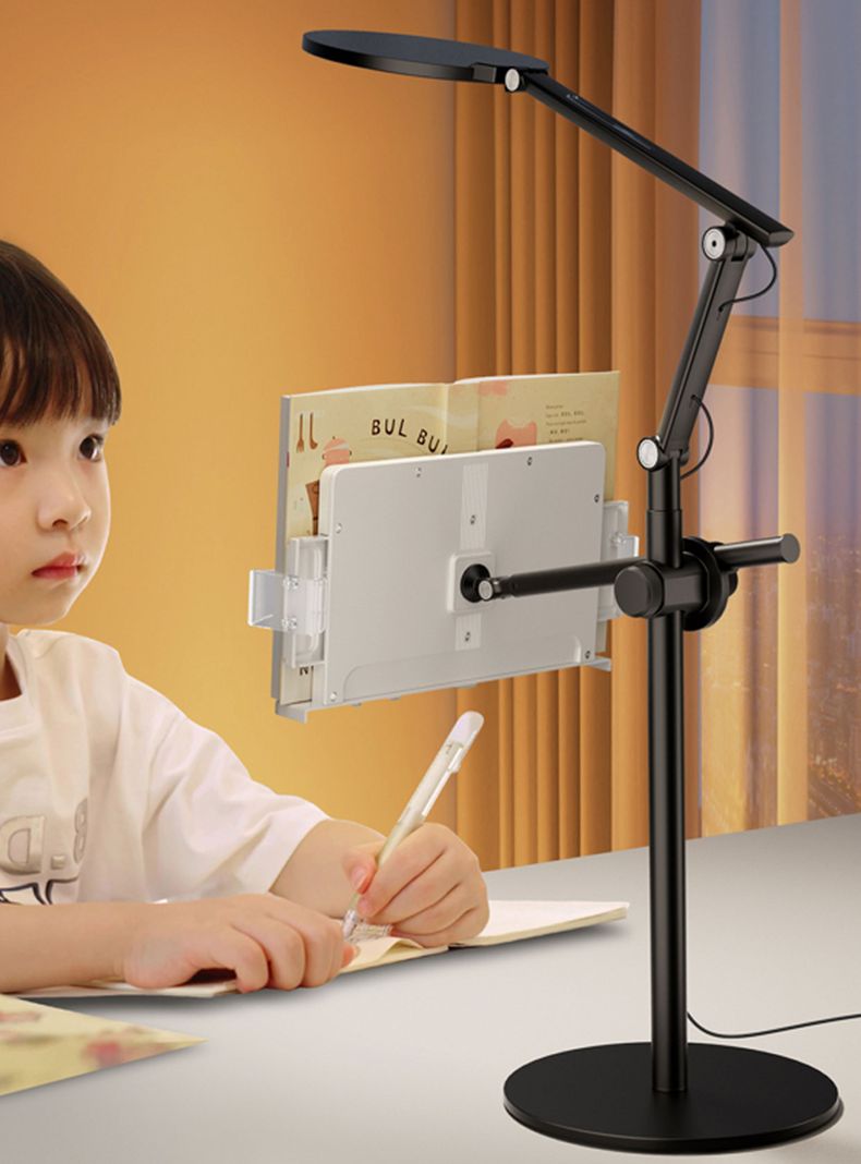 Lámpara de lectura led con soporte para leer libros y estudiar-6
