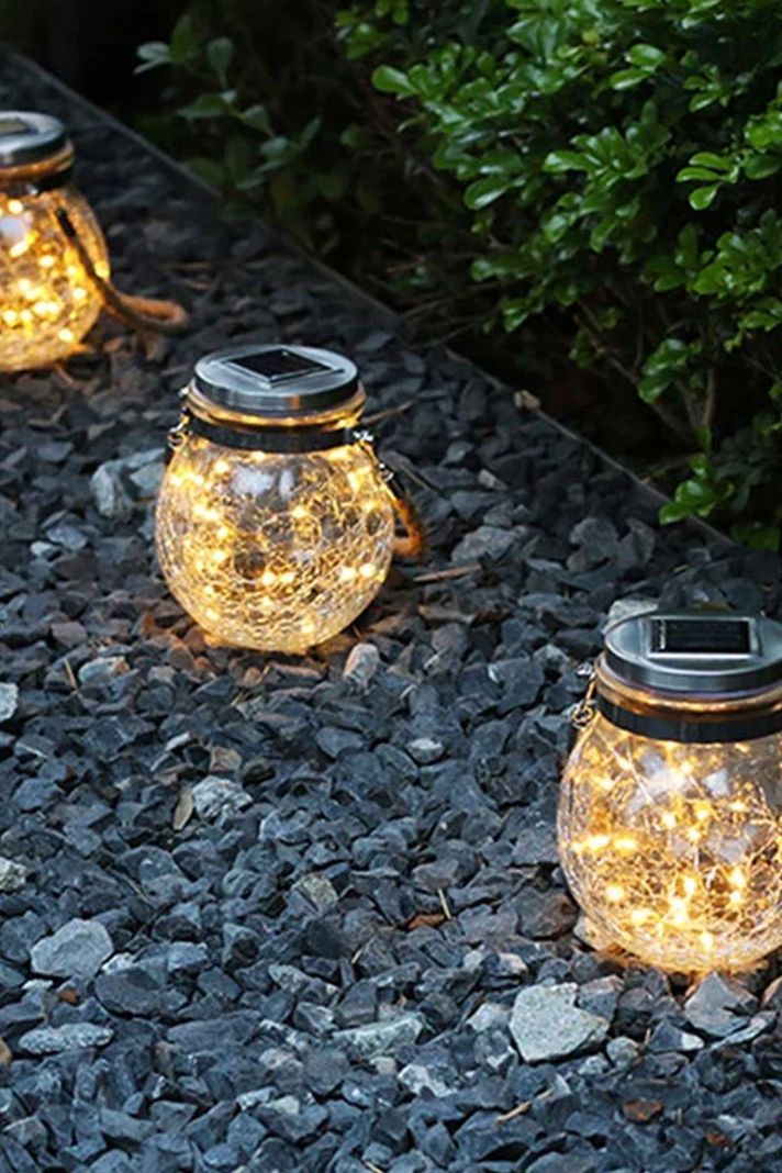 Lámpara Solar Colgante Luz cálida jardín-3