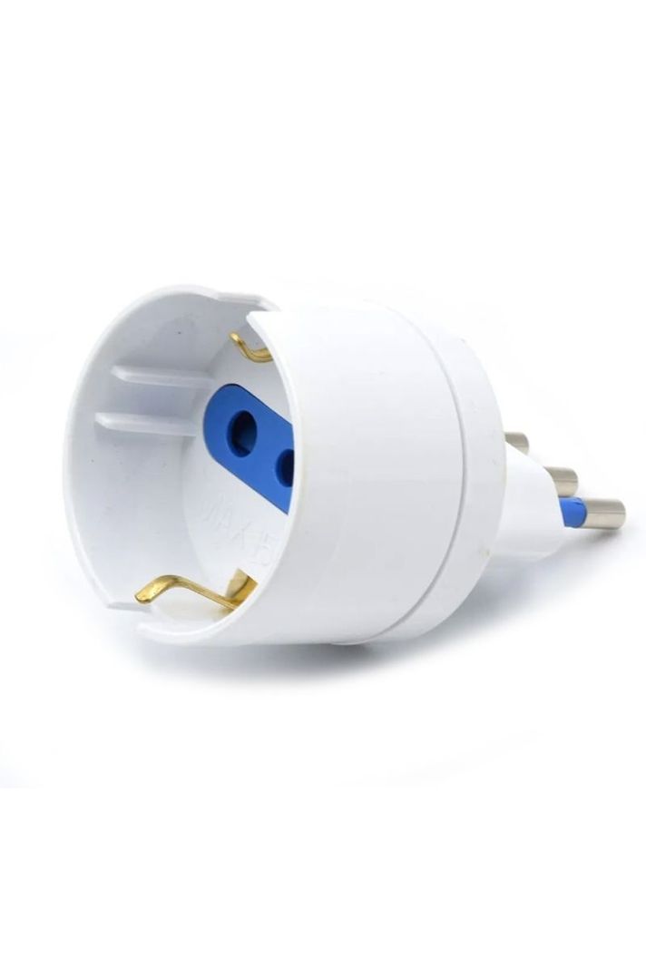 Adaptador eléctrico Schuko 10A Máx 1500W-0