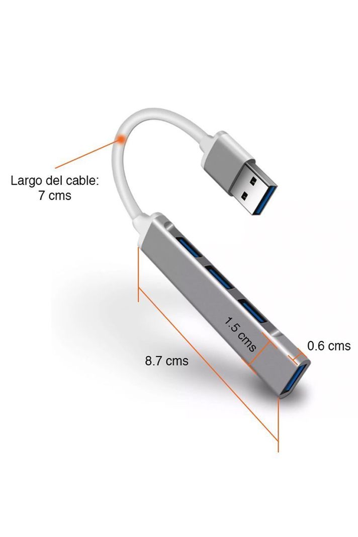 Hub USB 3.0 de 4 puertos para Macbook Notebook A-809-4