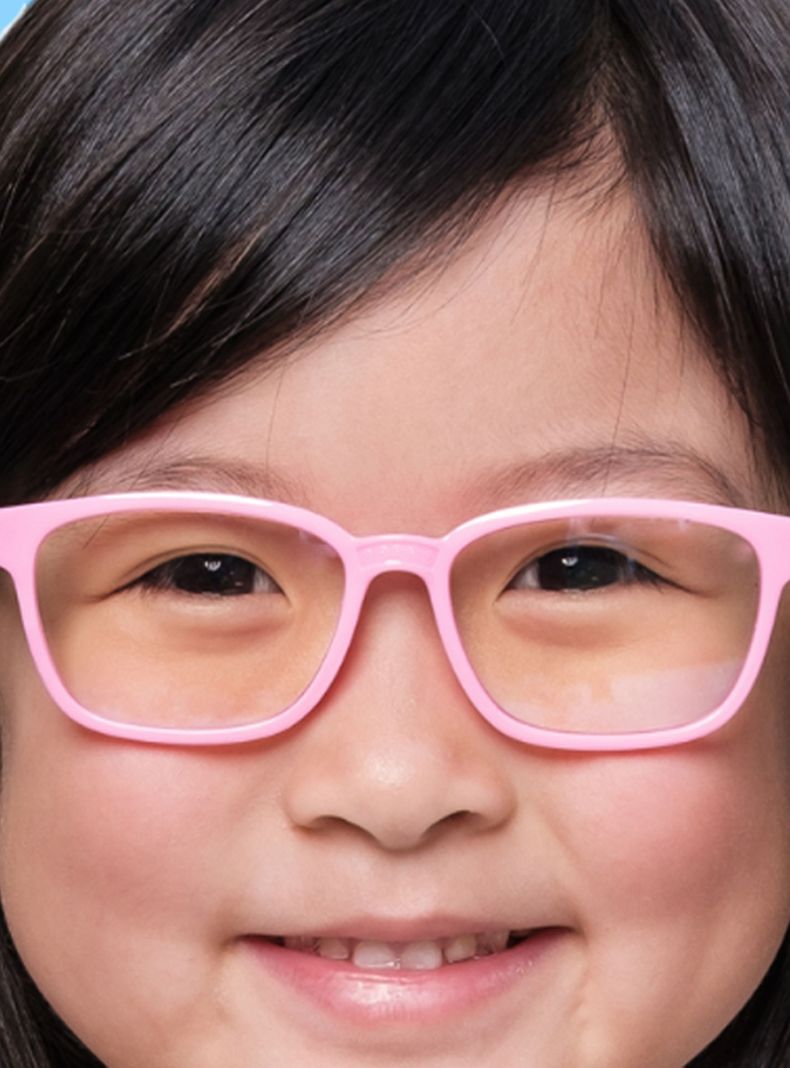 Lentes filtro luz azul niña rosado-7