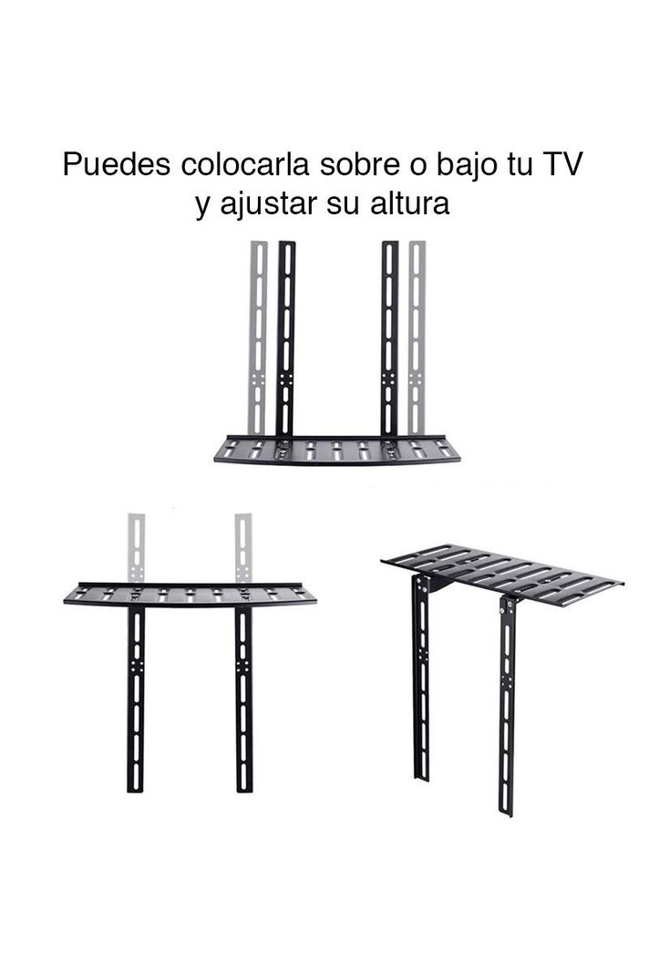 Repisa Estante TV Soporte Barra Sonido Deco Consola SoundBar-2