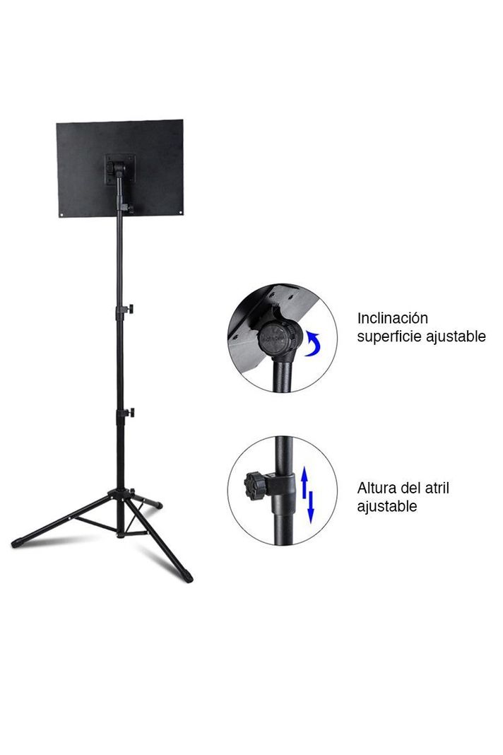 Atril Notebook ajustable con soporte de celular-3