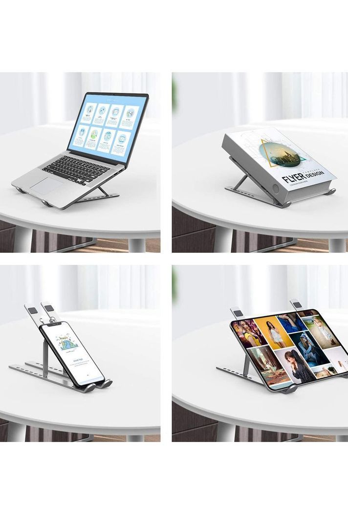 Soporte Notebook Macbook Aluminio Plegable NW-A11-4