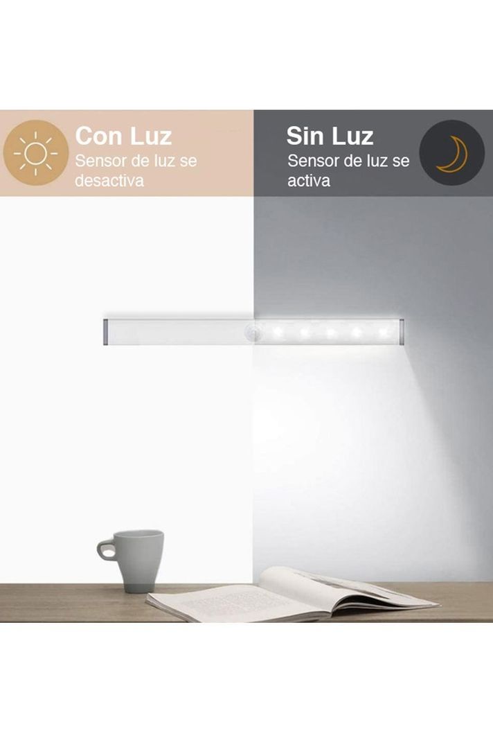 Barra Luz Led con sensor de movimiento 15 cms-1