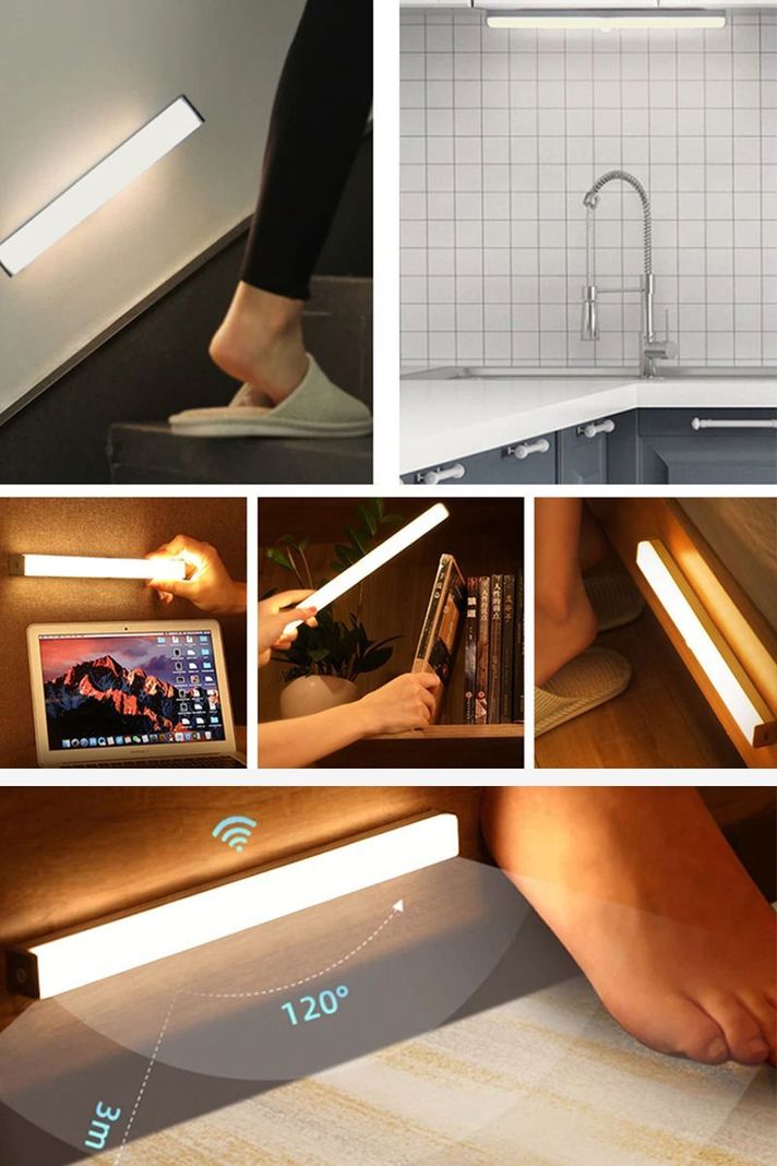 Barra Luz Led con sensor de movimiento 15 cms-2