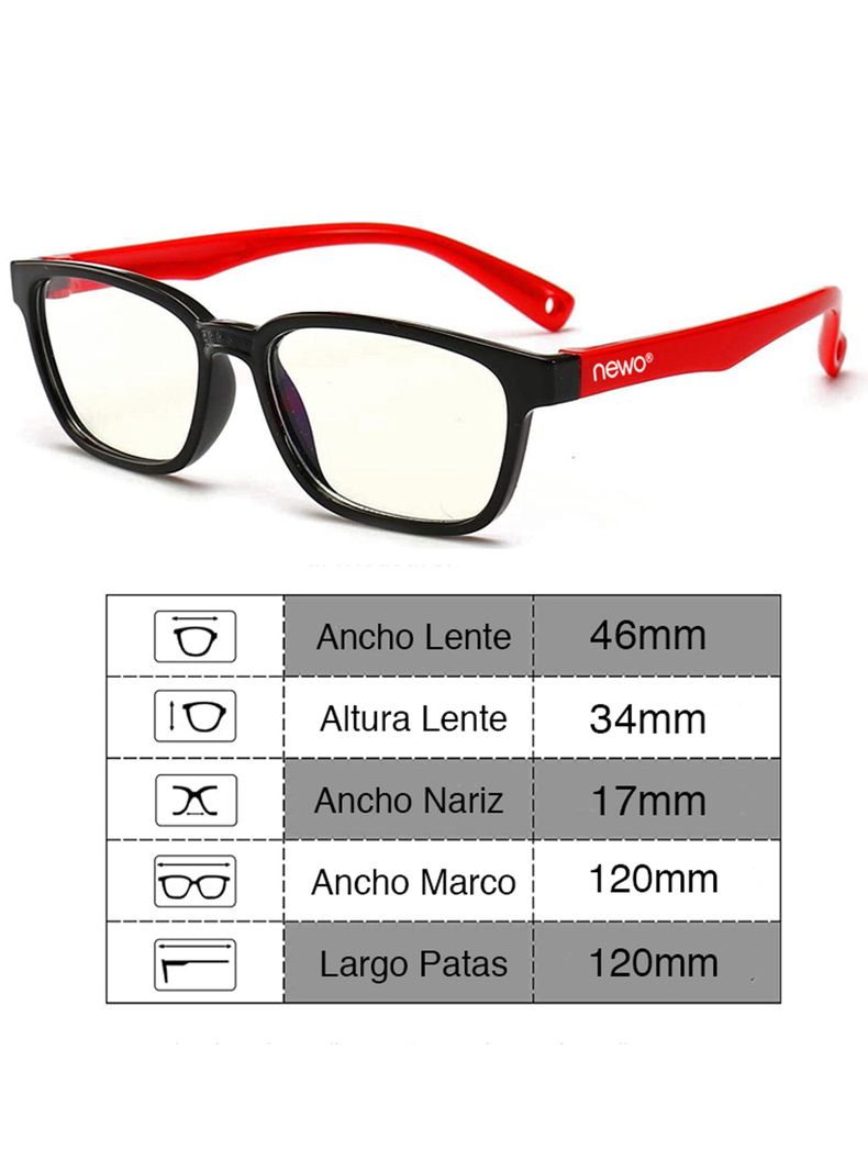 Lentes filtro azul niños con estuche-5