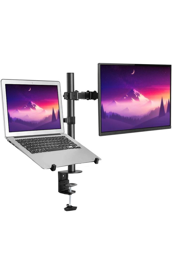 Soporte Monitor y Notebook brazo escritorio B49-0