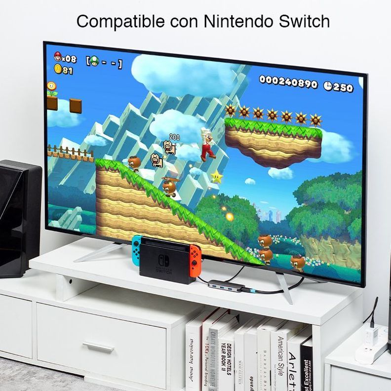 Adaptador Usb Tipo C Hub HDMI Mac Notebook Vention-6