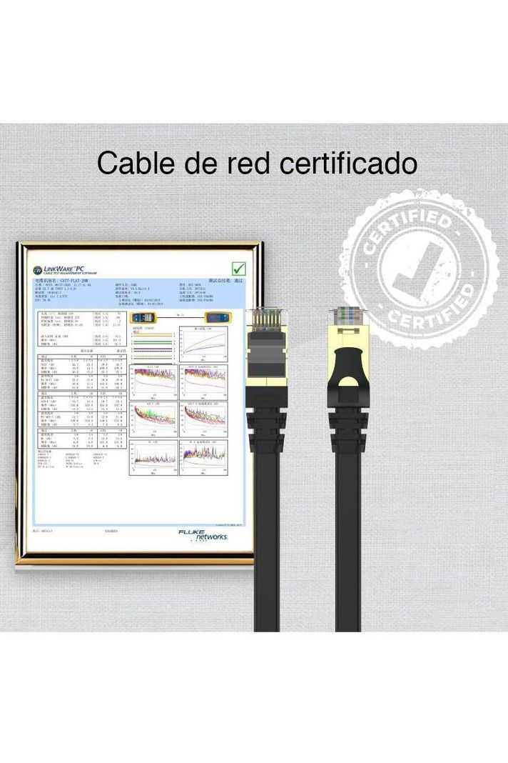Cable de Red SSTP Lan Cat 7 de 2 metros-5