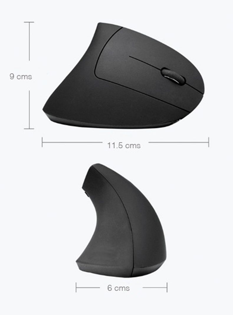 Mouse Vertical Inalámbrico receptor USB	-4
