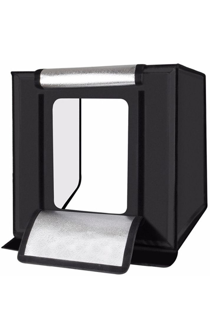 Estudio fotográfico portátil 40 cms con Led USB-1