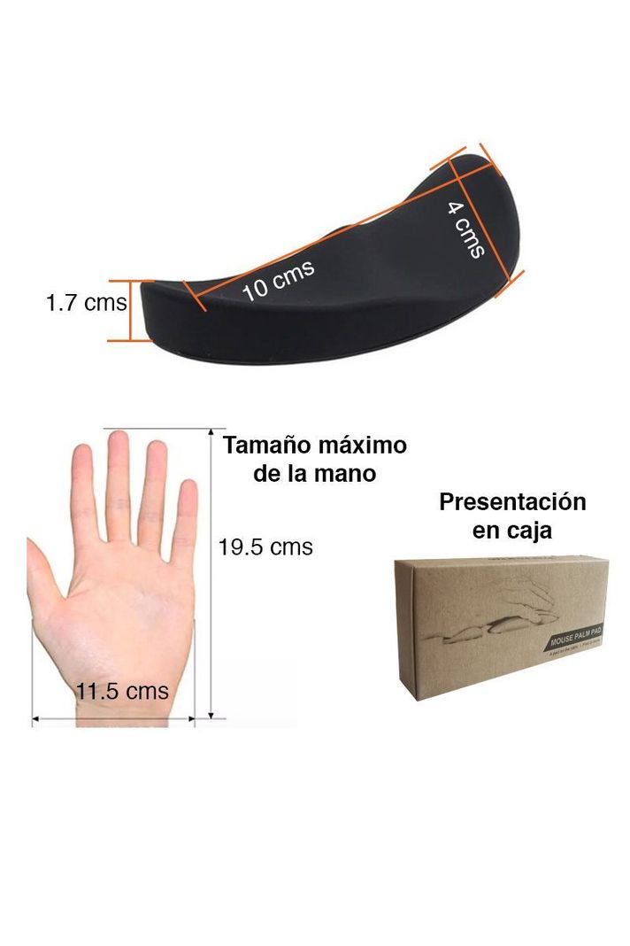 Reposa Muñecas apoya mouse Newo NW-AER	-3