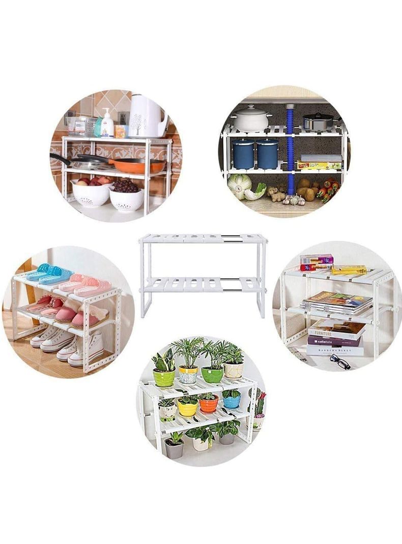 Organizador mueble cocina lavaplatos baño ajustable -1