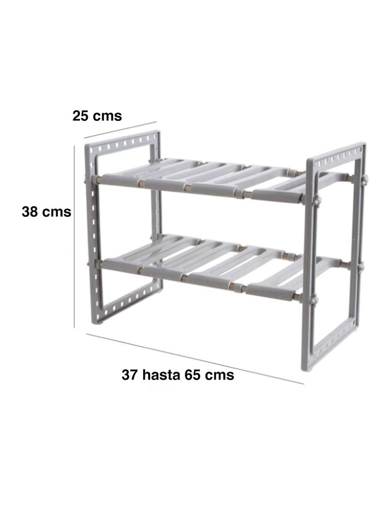 Organizador mueble cocina lavaplatos baño ajustable -4