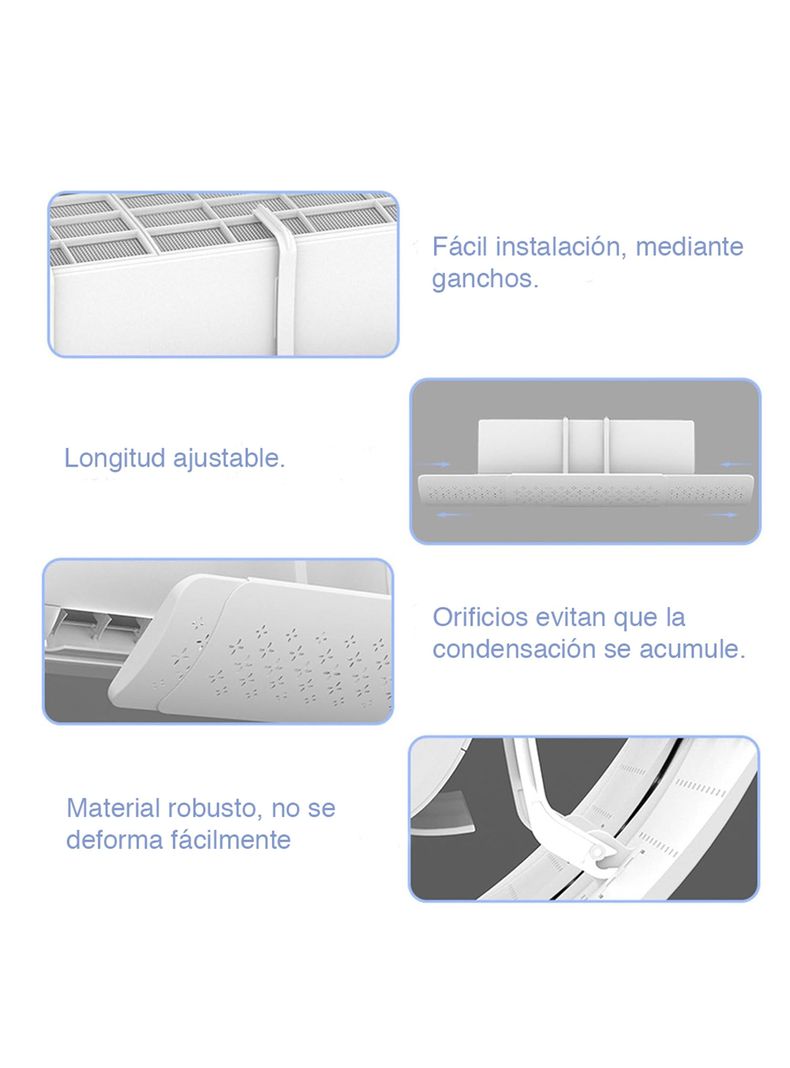 Deflector Aire acondicionado ajustable Universal-3