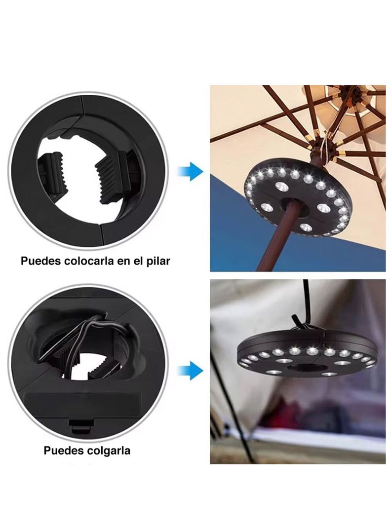 Luz para quitasol led sombrilla exterior terraza-1