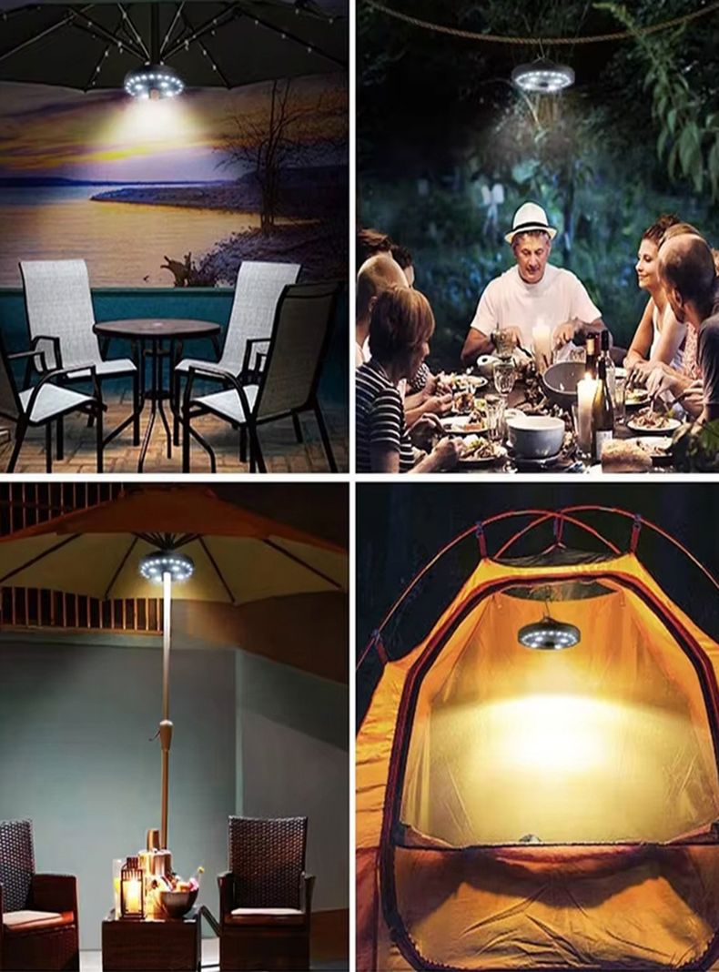 Luz para quitasol led sombrilla exterior terraza-4