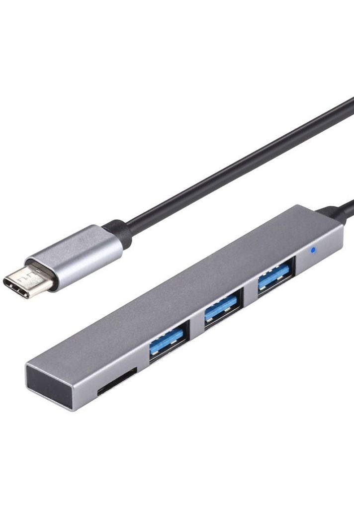 Hub USB C con 3 puertos USB 3.0 y lector SD-0