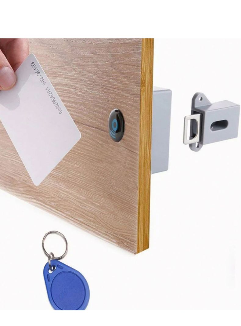 Cerradura inteligente cajón muebles RFID invisible-1