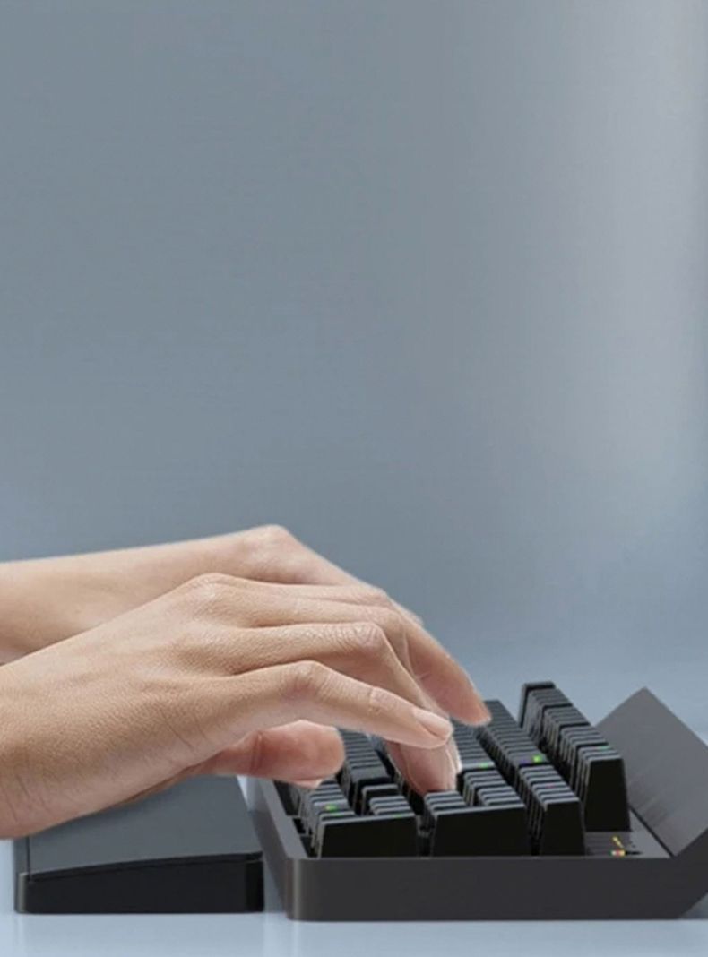 Apoya Muñecas teclado con organizador de escritorio -2