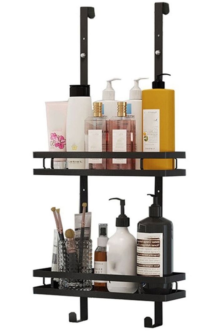 Organizador baño colgante ducha Shower Door con ganchos-1