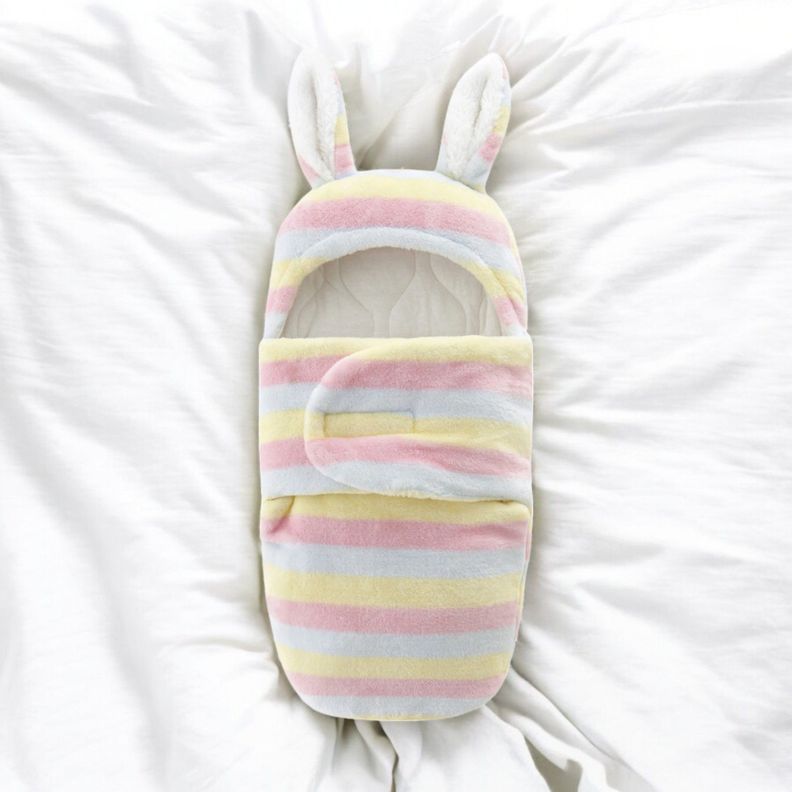 Saco de Dormir para Bebé con Orejitas – Suave y Térmico-1