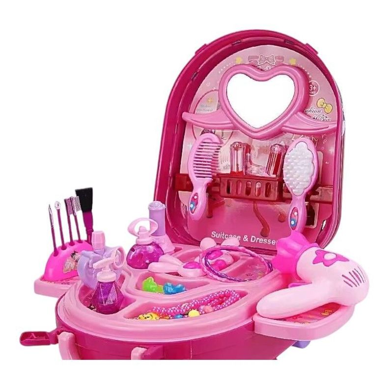 Maletín de Maquillaje para Niñas Princess Glam con Accesorios y Espejo-4