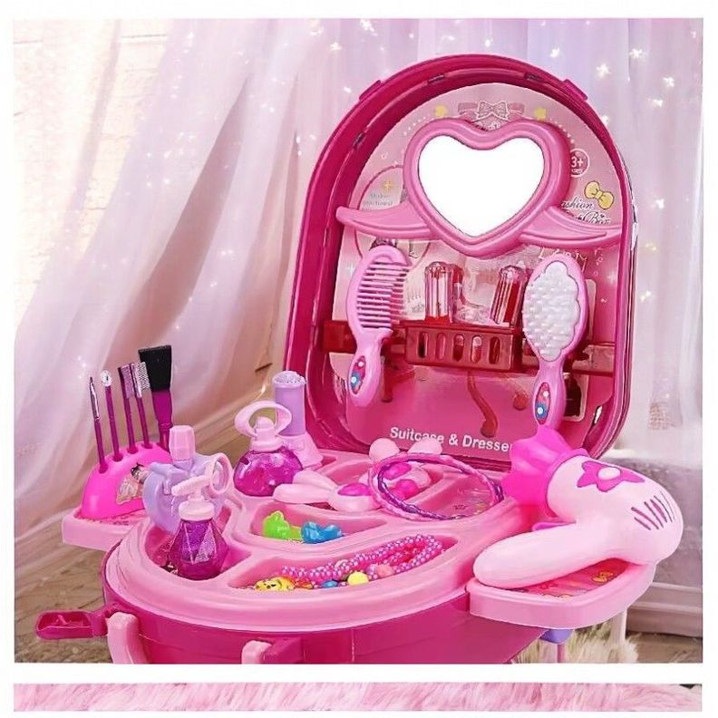 Maletín de Maquillaje para Niñas Princess Glam con Accesorios y Espejo-5