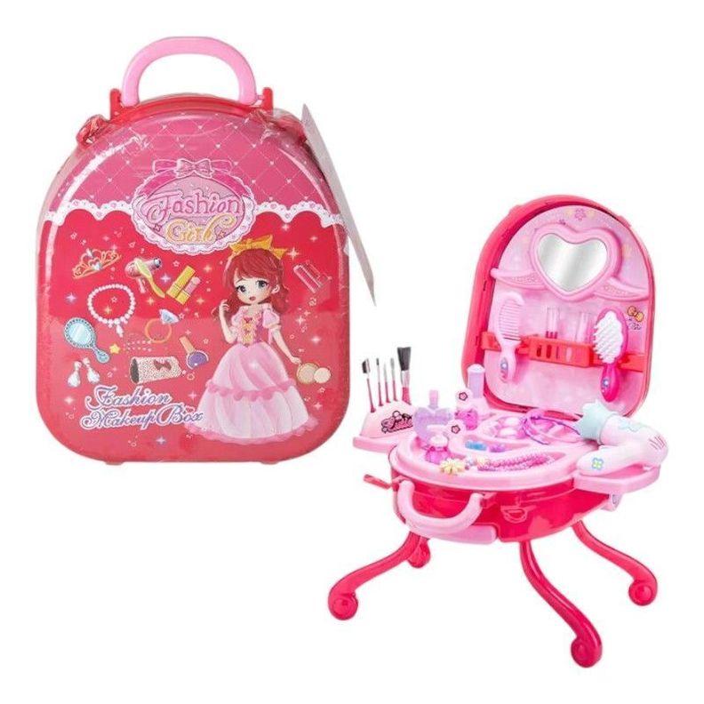 Maletín de Maquillaje para Niñas Princess Glam con Accesorios y Espejo-2